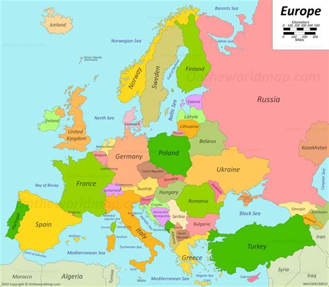 Large Map Of Europe Map Of The World Images And Photos Finder
