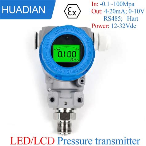 Hdp High Accuracy Ma Rs Hart Output Gas Oil Pressure Sensor