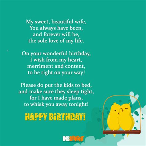 You are the most beautiful lady that i have ever met. 10+ Romantic Happy Birthday Poems For Wife With Love From ...