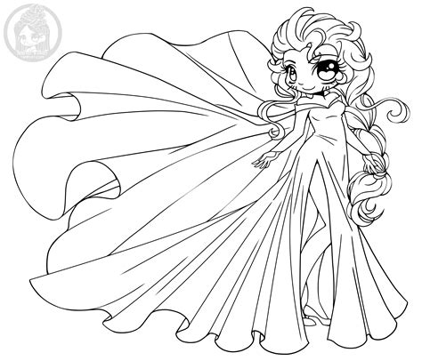 Chibi Anime Disney Princess Coloring Pages Coloring Pages