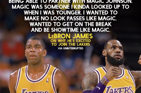 LeBron James says he grew up idolizing Magic Johnson and ... Lebron james is easily one of the most popular players in the nba due to his skill set, demeanor, and desire to win.