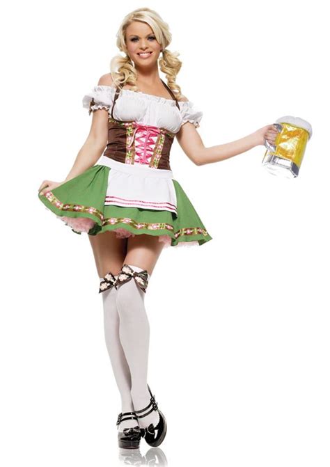 costumes reenactment theater ladies red beer maid wench oktoberfest costume gretchen german