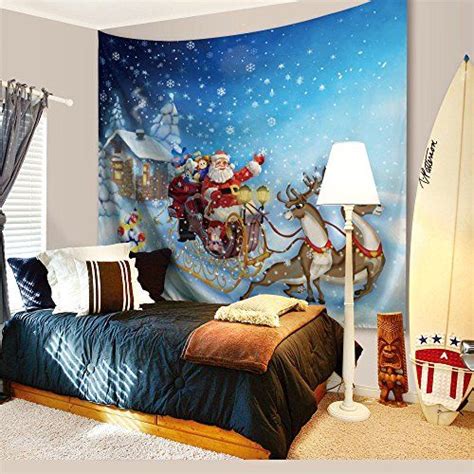 Christmas Decorations Tapestry Wall Hanging By Imei 3d Santa Claus