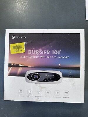 Vankyo Burger Wireless Pico Projector Rechargeable Mini Dlp