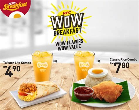With their infamous secret recipe of 11 herbs and spices, kfc are the premium chicken expert. KFC Malaysia Launched a New Breakfast Set Menu Rm4.90 only ...