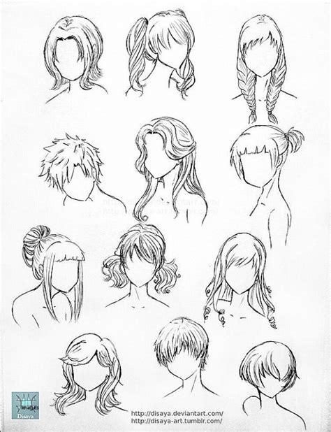 Cute Anime Hairstyles Drawing In This Anime Hair Drawing Tutorial Video