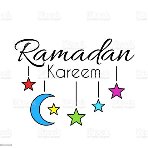Lettering Ramadan Kareem Stock Illustration Download Image Now