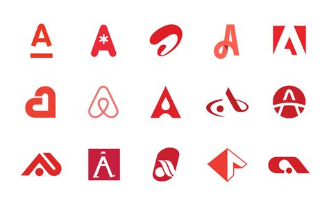 Red A Logos Logos And Types