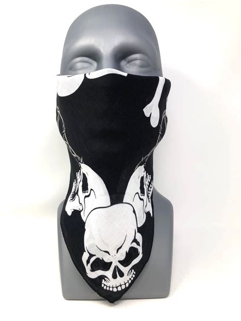 Skull Facemask Skull Face Mask Skeleton Face Mask Washable Etsy