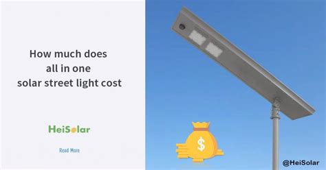 To determine how much to space your. How Much Does All-in-One Solar Street Light Costs? - HeiSolar