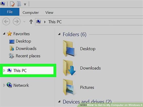 Windows 8 seems to be more of a tablet oriented operating system which is bound to irritate many windows users. 4 Ways to Get to My Computer on Windows 8 - wikiHow