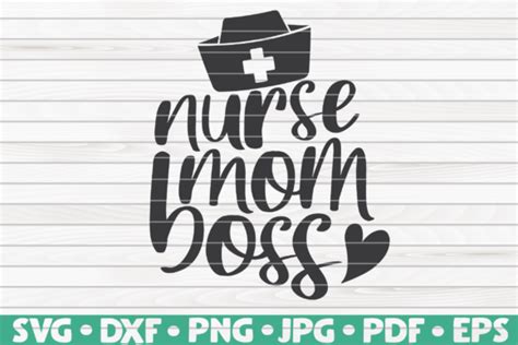 Nurse Mom Boss Graphic By Mihaibadea95 · Creative Fabrica
