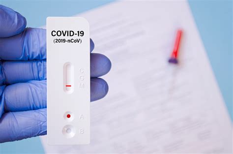 Positive Test Result By Using Rapid Test For Covid19 Quick Fast