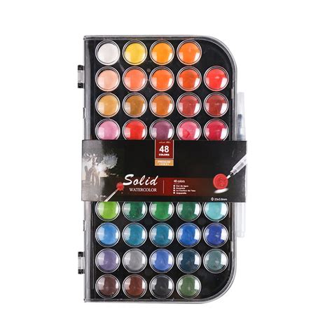 Buy Wepsen Upgraded 48 Colors Watercolor Paint Washable Watercolor
