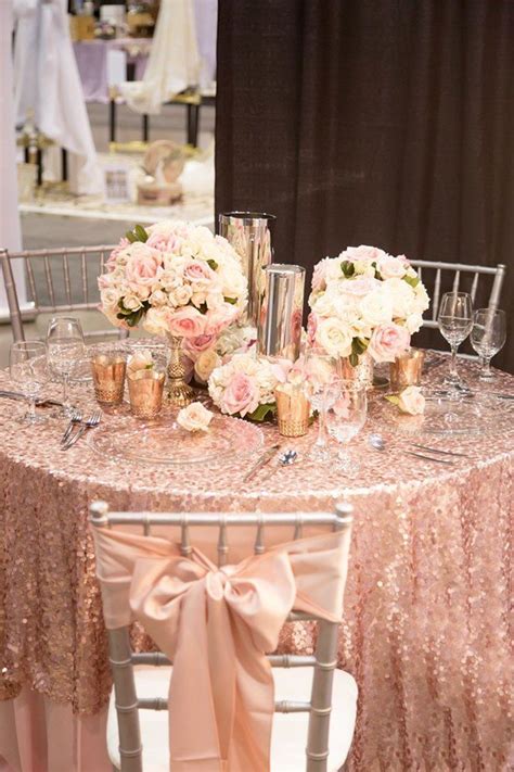36 Glamorous Rose Gold Wedding Decor Ideas | Rose gold wedding decor