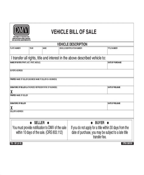 The automobile bill of sale is a very important document in the comprehensive range of transaction of vehicles. FREE 10+ Sample Vehicle Bill of Sales Forms in PDF | Excel ...