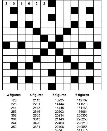 Difficult Free Fill In Puzzle Printable Crossword