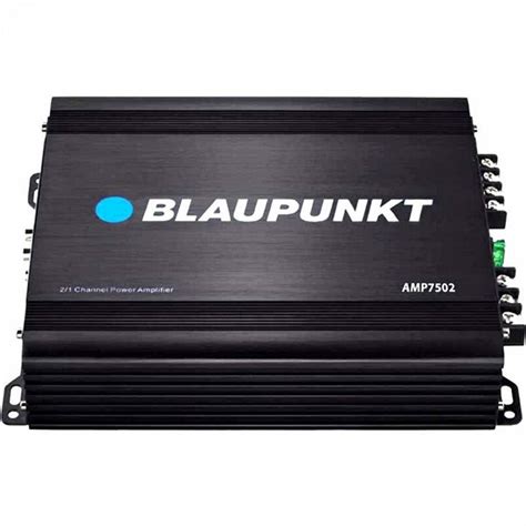 Blaupunkt Amp7502 750 Watts 2 Channel Class Ab Car Audio Amplifier