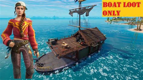 Fortnite Secret Boat Loot Only Challenge Youtube