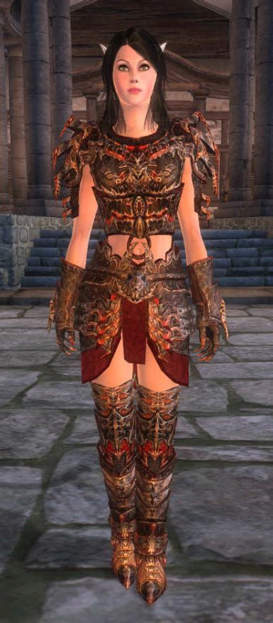 Uff Femme Daedric Armor At Oblivion Nexus Mods And Community