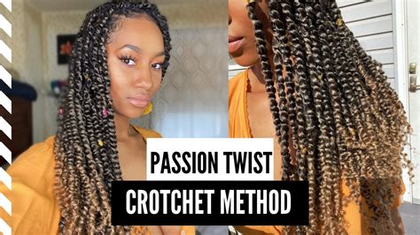 How To Easy Passion Twist Tutorial Crotchet Method No Rubber Bands