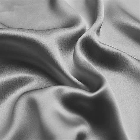 100 Silk Black Color 19mm Silk Satin Fabric For Dress Shirts Etsy