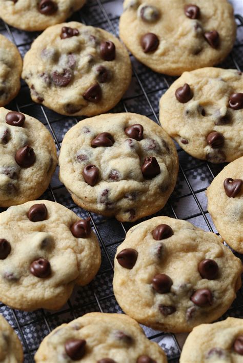 Line two baking sheets with parchment paper and set aside. Chewy Chocolate Chip Cookies | A Secret Ingredient Cookie ...