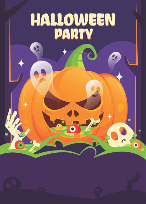 Free Halloween Birthday Invitation Templates Printable Printable Free Templates Download