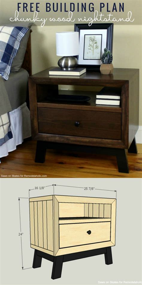 For this project i choose the following combination stain Remodelaholic | DIY Chunky Solid Wood Nightstand Tutorial ...