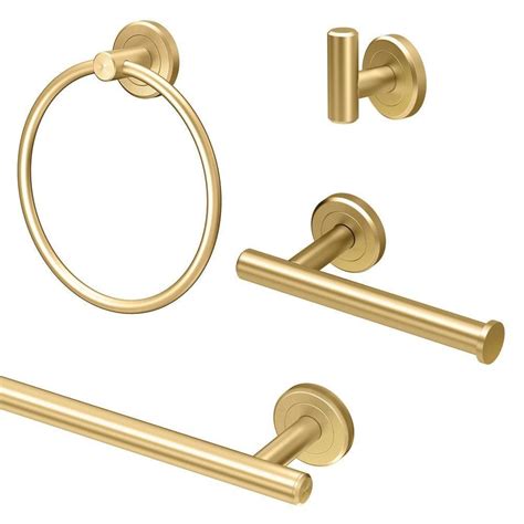 brass bathroom accessories and hardware at