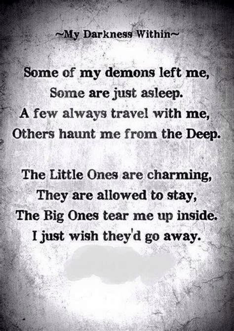 My Demons Demonic Quotes Inner Demons Quotes Bipolar Quotes