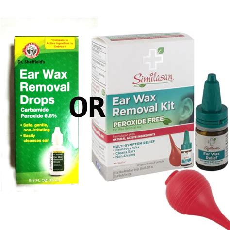 Ear Wax Removal Ear Drops By Dr Sheffields Similasan 15ml Earwax