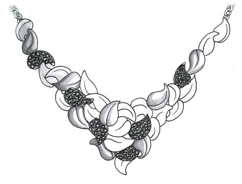 Jewelry Sketches And Renders By Ashley Warsaw At