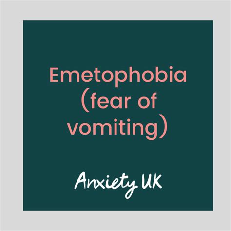 Fear Of Vomiting Emetophobia Fact Sheet Instant Download Anxiety Uk
