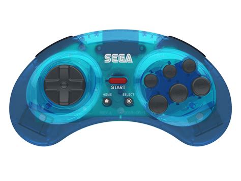 Retro Bit Sega Md Controller Blå Tilbehør Til Spilkonsoller Komplettdk
