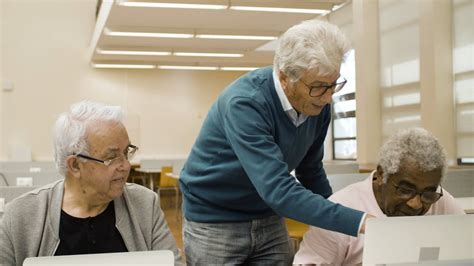 Elderly People Using Laptops · Free Stock Video