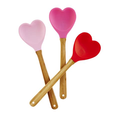 These Funky Heartshaped Silicone Spoons Are The Ideal Cooking Companion