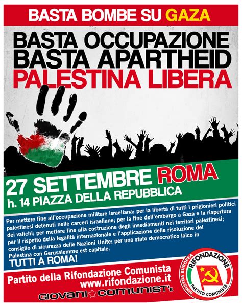 Tuttei In Piazza Per La Palestina Sabato 27 Settembre A Roma