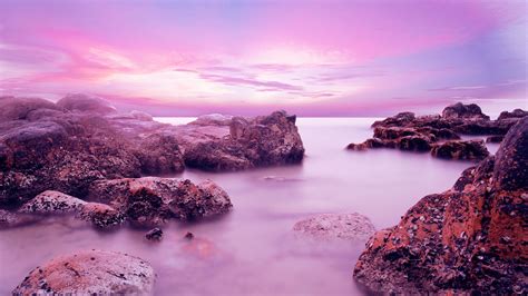 Pink Scenery Wallpapers Wallpaper Cave