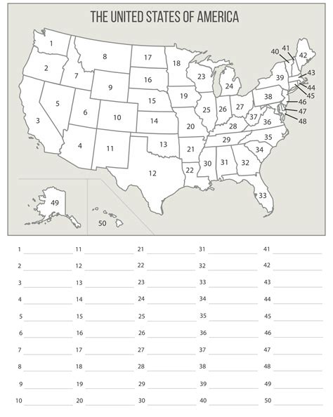 10 Best Topographic Map Worksheets Printable State