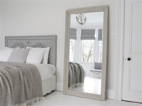 Mirror facing bed brings sleep problems. Full-length Mirror: Aspen Oversized Mirror in Grey ...