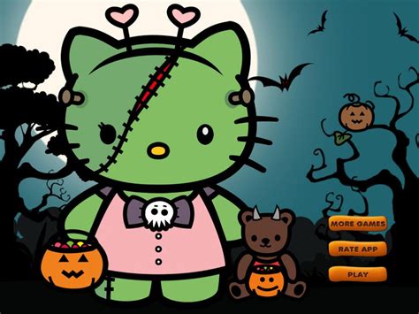 Hello Kitty Edition Halloween Dress Up Games Hello Kitty Halloween Wallpaper Hello Kitty