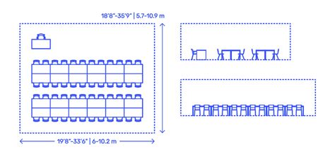 Classroom Rows Facing 12 Dimensions And Drawings