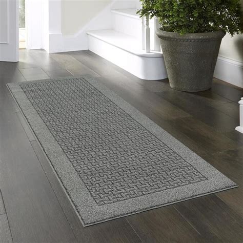 Maples Rugs 2 X 6 Charcoal Grey Indoor Solid Farmhousecottage Runner