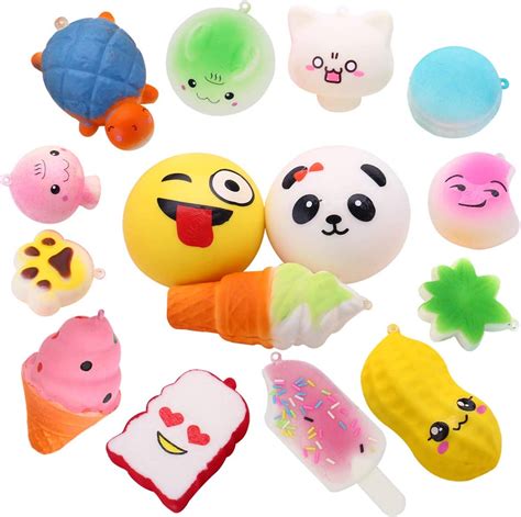 Acelife Squishies Toys Pack 15 Pcs Slow Rising Squishy Toys Soft Toy