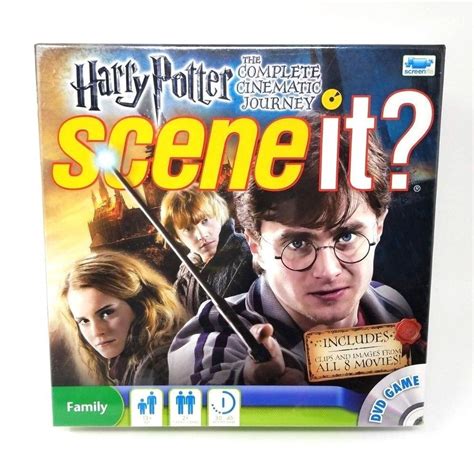 Harry Potter Board Game Scene It The Complete Cinematic Journey Dvd