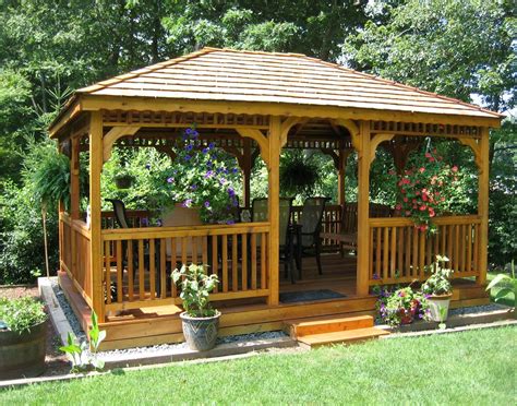 Backyard Design Architecture Wooden Gazebos As Garden Gazebo Front Yard Landscaping Designs With