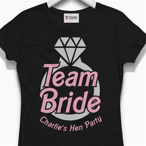 Diamond Ring Team Bride T Shirt Team Bride Shirts Party Tops