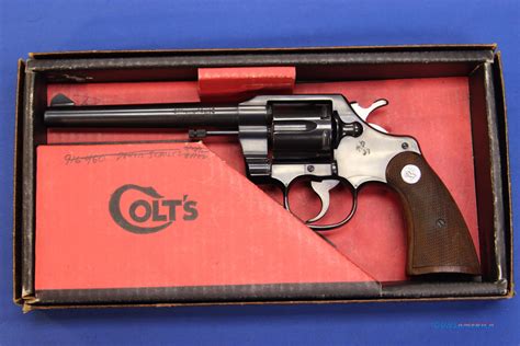 Colt Official Police 38 Special Ctg W Box For Sale