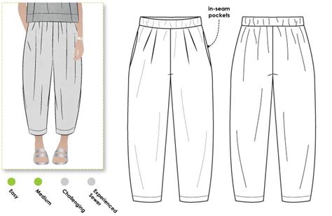 Ethel Designer Pant Sizes Women S Designer Etsy Pants Sewing